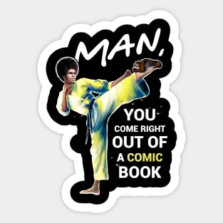 Jim Kelly Kick Sticker